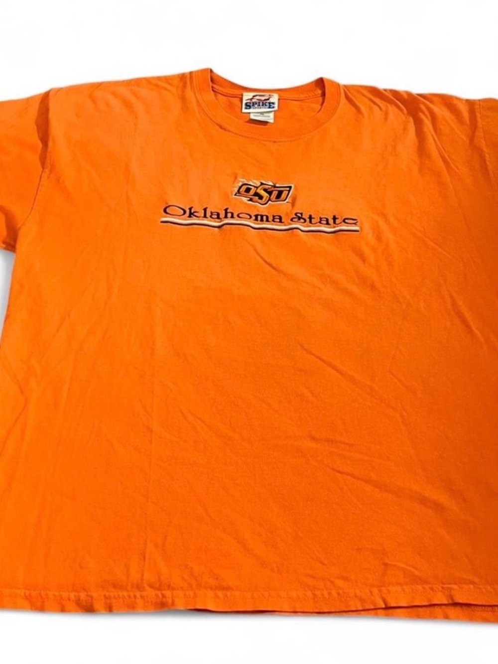 Vintage Men’s 90s Oklahoma State Cowboys Embroidered Orange Shirt Size XXL